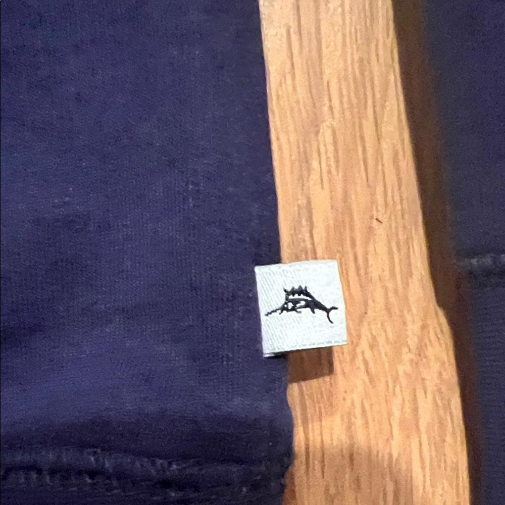 Tommy Bahama Kids Navy Quarter Zip-Up Sweater- Size 5/6 - Picture 4 of 5